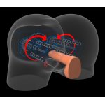 PDX ELITE - REALISTYCZNY MASTURBATOR TORS Z POŚLADKAMI POCHWĄ I ODBYTEM + PILOT