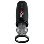 PDX ELITE - MASTURBATOR Z 2 PRĘDKOŚCIAMI 5 TRYBAMI WIBRACJI I 3 TRYBY SSANIA