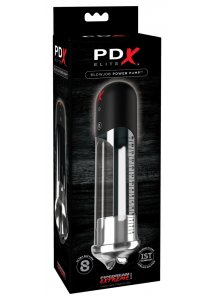 PDX ELITE - AUTOMATYCZNA POMPA PENISOWA Z PRZEZROCZYSTYM CYLINDREM