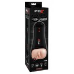 PDX ELITE - MASTURBATOR Z OTWOREM POCHWY I FUNKCJĄ JĘCZENIA