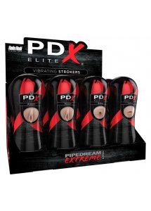 PDX ELITE - 6X WAGINA 3X ANUS I 3X USTA MASTURBATORY Z WIBRACJĄ