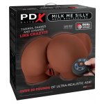 PDX PLUS - MASTURBATOR Z WIBRACJAMI POŚLADKI Z POCHWĄ I ANUSEM + PILOT