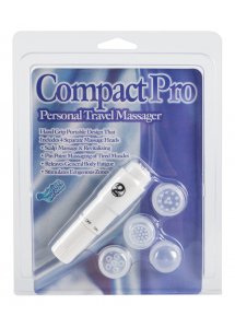 COMPACT PRO - MINI WIBRATOR Z 3 WYMIENNYMI KOŃCÓWKAMI 10 CM