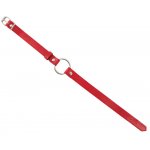 3-CZĘŚCIOWY ZESTAW UPRZĘŻ KAJDANKI I KNEBEL CZERWONE/HARNESS SET