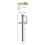 PENISPLUG - DYLATOR Z KULKĄ I PIERŚCIENIEM NA ŻOŁĄDŹ CZARNY