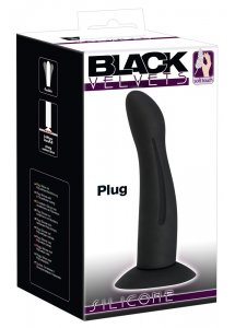 REALISTYCZNY KOREK ANALNY Z PRZYSSAWKĄ-BLACK VELVETS