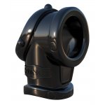 ELASTYCZNY PIERŚCIEŃ NA PENISA I JĄDRA CZARNY 8,3CM