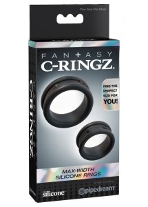 2IN1 PIERŚCIEŃ NA PENISA I DRUGI NA JĄDRA CZARNY