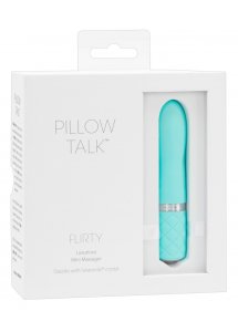 PILLOW TALK - MINI WIBRATOR FLIRTY TURKUSOWY