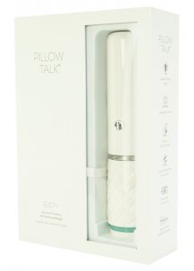 PILLOW TALK - WIBRATOR FEISTY Z FUNKCJĄ PCHANIA TURKUSOWY