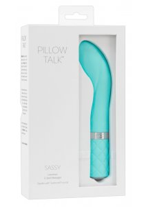 PILLOW TALK - WIBRATOR SASSY DO STYMULACJI PUNKTU-G TURKUSOWY