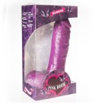 PINK ROOM - REALISTYCZNE DILDO ANTON 21,5 CM FIOLETOWE