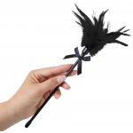 CZARNE PIÓRO Z KOKARDKĄ/FEATHER BLACK