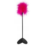PIÓRKO DO ŁASKOTANIA Z SERCEM RÓŻOWE/FEATHER WAND