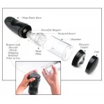 PIPEDREAM - INNOWACYJNY MASTURBATOR FUNKCJE OBROTOWE I PCHANIA + UCHWYT NA TELEFON CZARNY