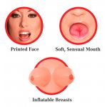 PIPEDREAM - NADMUCHIWANA LALKA MIŁOŚCI DUŻE PIERSI 3 EKSCYTUJĄCE OTWORY