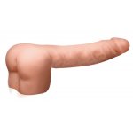 PIPEDREAM - XXL REALISTYCZNE NATURALNE DILDO Z OTWOREM NA PENISA 18CM