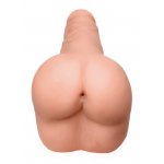 PIPEDREAM - XXL REALISTYCZNE NATURALNE DILDO Z OTWOREM NA PENISA 18CM