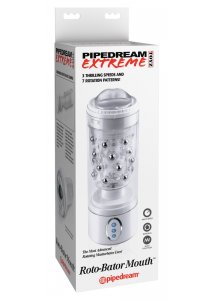 PIPEDREAM - MASTURBATOR Z 7 TRYBAMI ROTACJI I 3 PRĘDKOŚCIAMI ORAZ OTWOREM ANUSA PRZEZROCZYSTY