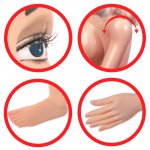 PIPEDREAM - LALKA MIŁOŚCI BRUNETKA TWARZ 3D DUŻE PIERSI Z MASTURBATOREM I 2 OTWORAMI