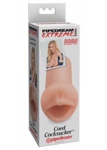 PIPEDREAM - PORĘCZNY MASTURBATOR Z OTWOREM OTWARTYCH UST CIELISTY