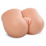 PIPEDREAM - REALISTYCZNE DUŻE POŚLADKI Z DWOMA GORĄCYMI OTWORAMI CIELISTE