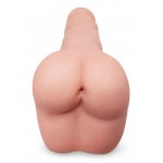 PIPEDREAM - XXL REALISTYCZNE NATURALNE DILDO Z OTWOREM NA PENISA 20CM