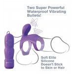 PIERŚCIEŃ EREKCYJNY NA PENISA I JĄDRA ZE STYMULATOREM