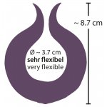 WIBRATOR W KSZTAŁCIE PIERŚCIENIA - FIOLETOWY