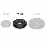 POWERING - ELASTYCZNY PIERŚCIEŃ NA PENISA 4,5 CM CZARNY PR02