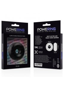 POWERING - ELASTYCZNY PIERŚCIEŃ NA PENISA 5 CM CZARNY PR08