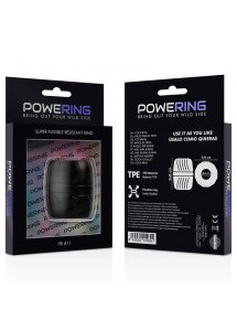 POWERING - ELASTYCZNY PIERŚCIEŃ NA PENISA 5 CM CZARNY PR11