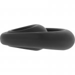 POWERING - PODWÓJNY ELASTYCZNY PIERŚCIEŃ NA PENISA CZARNY PR14