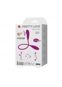 PRETTY LOVE - ELASTYCZNY WIBRATOR Z DWOMA KOŃCÓWKAMI