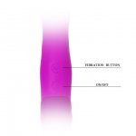 PRETTY LOVE - PODWÓJNY PENETRATOR DLA PAR FIOLETOWY ANGELO