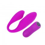 PRETTY LOVE - PODWÓJNY STYMULATOR ŁECHTACZKI Z PILOTEM BERNIE