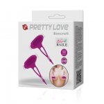 PRETTY LOVE - WIBRUJĄCE ZACISKI NA SUTKI FIOLETOWE BANCROFT