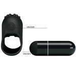 PRETTY LOVE - WIBRUJĄCA NAKŁADKA NA PALEC CZARNA