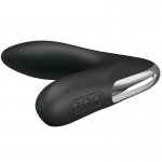 PRETTY LOVE - SILIKONOWY MASAŻER PROSTATY LEONARD CZARNY