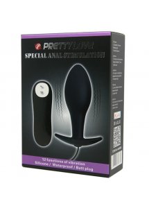 PRETTY LOVE - SILIKONOWY KOREK ANALNY Z WIBRACJAMI 8.5 CM