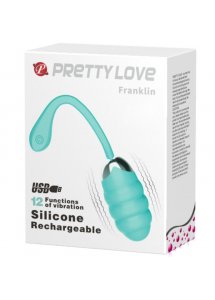 PRETTY LOVE - JAJECZKO STYMULUJĄCE FRANKLIN TURKUSOWE