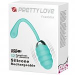 PRETTY LOVE - JAJECZKO STYMULUJĄCE FRANKLIN TURKUSOWE