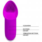 PRETTY LOVE - WIBRATOR ŁECHTACZKI Z FUNKCJĄ SSANIA I WIBRACJI ISAAC