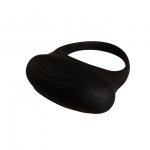 PRETTY LOVE - WIBRACYJNY PIERŚCIEŃ NA PENISA BERTRAM CZARNY