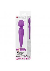 PRETTY LOVE - MASAŻER MEREDITH Z ELASTYCZNĄ GŁÓWKĄ FIOLETOWY