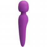 PRETTY LOVE - MASAŻER MEREDITH Z ELASTYCZNĄ GŁÓWKĄ FIOLETOWY