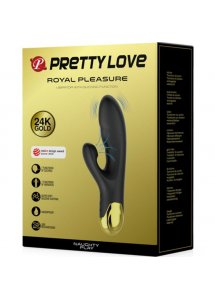 PRETTY LOVE - WIBRATOR Z FUNKCJĄ SSANIA I 24-KARATOWYM ZŁOTEM