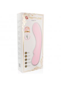 PRETTY LOVE - WIBRATOR MATT 12-TRYBÓW WIBRACJI RÓŻOWY