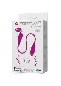 PRETTY LOVE - PODWÓJNY WIBRATOR Z PILOTEM FIOLETOWY
