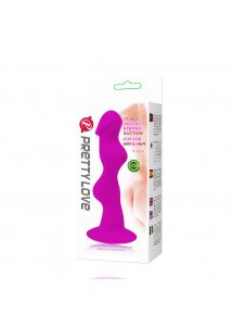 PRETTY LOVE - REALISTYCZNE DILDO ANALNE FIOLETOWE BOOTY PASSION